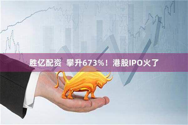 胜亿配资  攀升673%！港股IPO火了