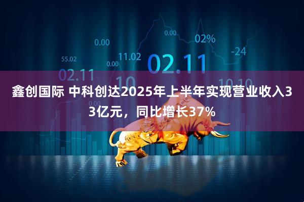 鑫创国际 中科创达2025年上半年实现营业收入33亿元，同比增长37%